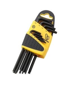 Llave allen torx inviolable t10-15-20-25-27-30-40-45-50 bianditz 9 pz 232380