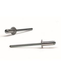 Remache fijacion estándar 3x6mm aluminio bralo 500 pz 01010003006