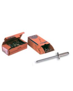 Remache fijacion cabeza ancha 4,8x12mm aluminio c14 bralo 250 pz 01030004812