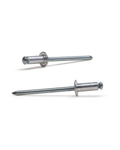 Remache fijacion flor 4,8x12mm aluminio bralo 500 pz 01130004812