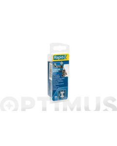 Remache tubular rapid ø 9 x 13 mm plata 25 uds, para textil y piel
