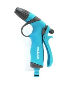 Pistola riego gatillo trasero toma automatica caudal ajustable plastico natuur pz nt110398 110398