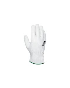 Guante piel flor vacuno driver natural talla 10 juba