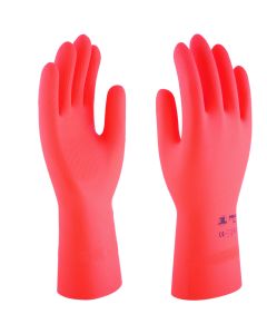 Guante latex naranja pro-tex talla 8 3l
