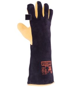 Guante soldadura 9 piel negro vulcano 3l