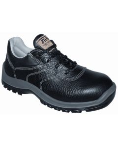 Zapato seguridad s3 suela pu/pu puntera/plantilla metalica piel vacuno negro zion sferro panter