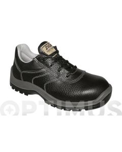 Zapato seguridad s3 suela pu/pu puntera/plantilla metalica t46 piel vacuno negro zion sferro panter