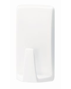 Colgador baño adhesivo reutilizable rectangular grande con 2 tiras plastico blanco tesa tape 2 pz 59701-00002-00