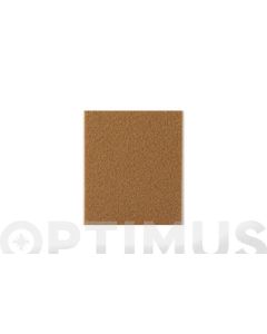 Fieltro proteccion adhesivo cuadrado 100x85mm me marron inofix 4078-4-