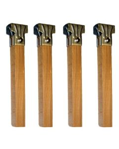 Pata somier cuadrada 250x30x30mm madera imex el zorro