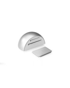 Tope puerta retenedor adhesivo semiesferico magnetico 26x52x38mm me cromo mate inofix 2034-7+=2034-7a