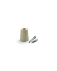 Tope puerta tornillo alto 51x ø38mm me beige inofix 3047-6