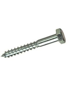 Tornillo barraquero/tirafondos acero cincado 06x035mm din 571 spax 200 pz