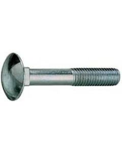 Tornillo rosca metrica carrocero 10x100mm acero cincado din 603 fontana