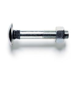 Tornillo rosca metrica carrocero 10x050mm acero cincado din 603 fontana