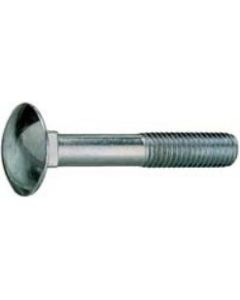 Tornillo rosca metrica carrocero 08x100mm acero cincado din 603 fontana