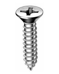 Tornillo rosca chapa cabeza avellanada 4,2x025mm acero cincado din 7982 index