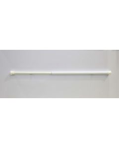 Portavisillo decoracion extensible presion 60/100cm blanco vivahogar vh112456