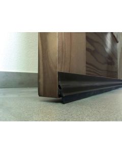 Burlete bajo puerta adhesivo labio 105cm aluminio bronce burcasa 128310