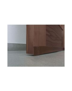 Burlete bajo puerta tira adhesiva 40mmx01mt pvc marron burcasa 107300
