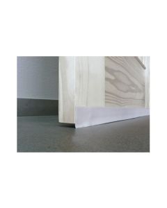 Burlete bajo puerta tira adhesiva 40mmx01mt pvc blanco burcasa 107301