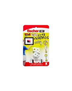 Colgador cuadros blanco fischer 8 pz 522206