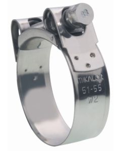 Abrazadera fijacion 63-68mm mikalor inox w2 supra gran presion 3019178 25 pz
