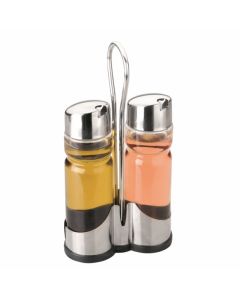 Vinagrera cocina aceitera cristal/acero inoxidable ibili 2 pz 768600