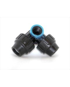 Codo riego 25mm-3/4" polipropileno natuur 90º igual esquina fitting hembra nt115238