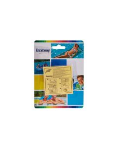Parche piscina 6,5x6,5cm bajo agua bestway 10 pz 62091