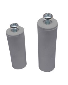 Tope persiana 40mm gris 25uds micel