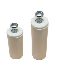 Tope persiana 40mm marfil 25uds micel