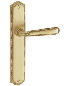 Manivela puerta 87090 placa larga laton laton 87 clovan