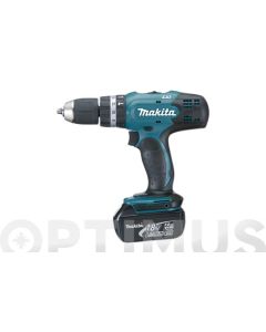 Taladro atornillador 18v li 3,0 ah 2 baterias 13mm makita dhp453rfe