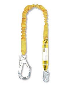 Absorbedor seguridad elastico mosqueton gancho 1,50mt steel flex steelpro 1888-aeg