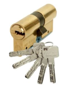 Cilindro seguridad leva larga 40x40mm laton laton c6 lince c654040l