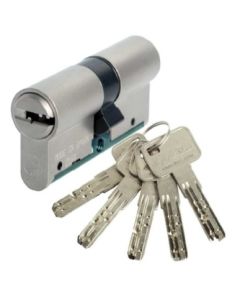 Cilindro seguridad leva larga 40x30mm laton niquelado c6 lince c654030n