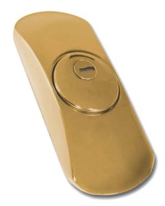 Escudo cilindro alta seguridad 163x70mm acero macizo carbonitrurado bicapa oro sqdo lince