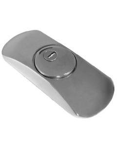 Escudo cilindro alta seguridad 163x70mm acero macizo carbonitrurado bicapa inox