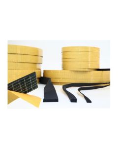 Perfil adhesivo 30x10mm esponja/neopreno negro tecnogoma