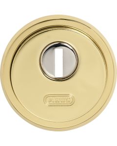 Escudo cilindro seguridad laton pulido abus