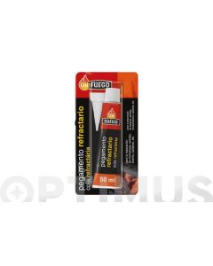 Masilla refractaria alta temperatura 1500ºc 50ml ok fuego negro 50242 310 ml