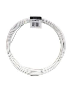 Alambre plastificado blanco nivel acero mt nv117675