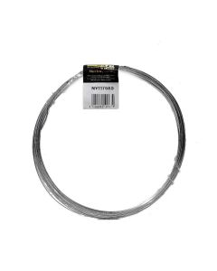 Alambre acero galvanizado 250gr n8 1,3mm x 24m nivel