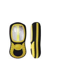 Linterna iluminacion led 230lm goma negro/amarillo edm 36382