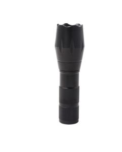 Linterna iluminacion led 140lm aluminio negro edm 36398