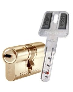 Cilindro seguridad 30x30mm laton hsk yale hskmod3030l4