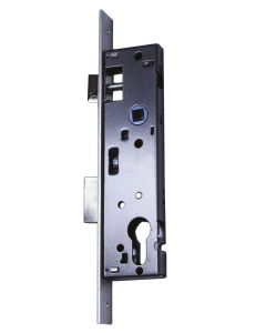 Cerradura metalica embutir picaporte y palanca 22x35mm cromo 741n iseo