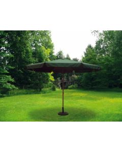 Parasol jardin con faldon 3,5mt aluminio verde natuur nt119510