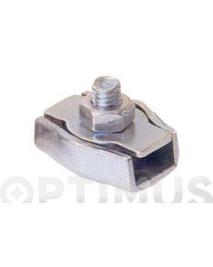 Sujetacable plano simple m05 acero cincado damesa